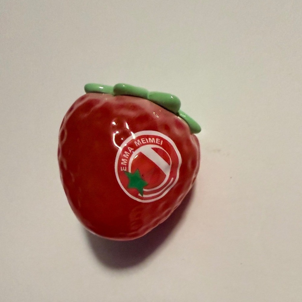 Emma Meimei Strawberry Designer Art Toy Vinyl Figure Red Kawaii Collectible